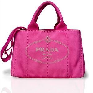 💖PRADA CANAPA HOT PINK TOTE BAG💖